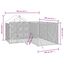 vidaXL Perrera de exterior con toldo acero galvanizado plata 10x6x2,5m, , large indicador imagen numero 3